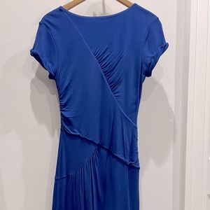 BCBGMaxAzria Cobalt Blue V-Neck Dress